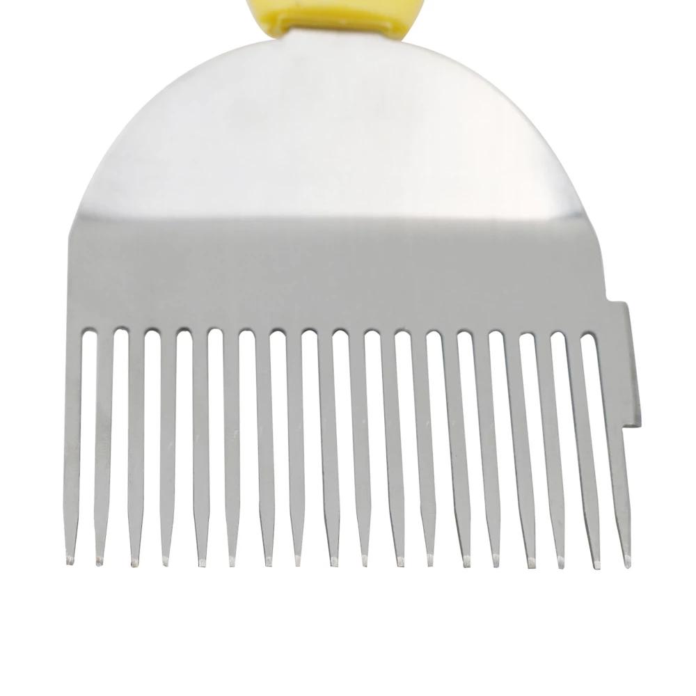 1 Pc Bees Scraper Multi-function Bee Cut Honey Fork 18 Needle Stainless Steel Cut Honey Knife Beekeeping Tool Sparse Rake Shovel