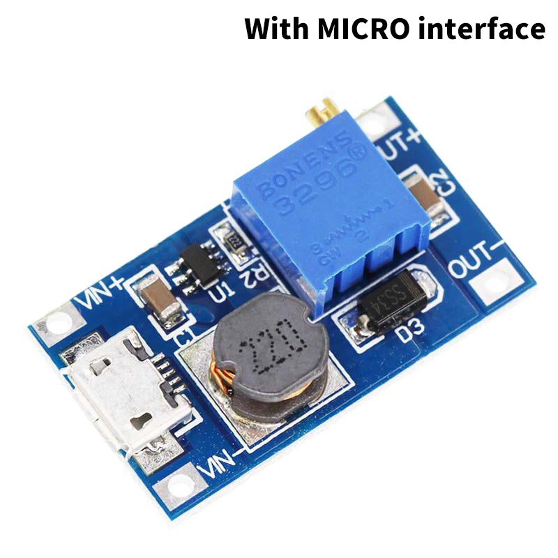 2A Boost Board Dc-Dc Boost Module Mt3608 Step-Up Board Type C For Car/Power Bank/High Power Conversion Power Module Output 28V