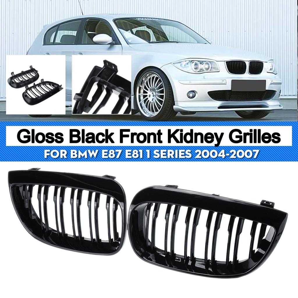 Paar Auto Front Nieren Kühlergrill Für BMW E81 E87 2004-2007 M SPORT Pre-facelift Racing Grills Gitter Auto ABS Grill Zubehör