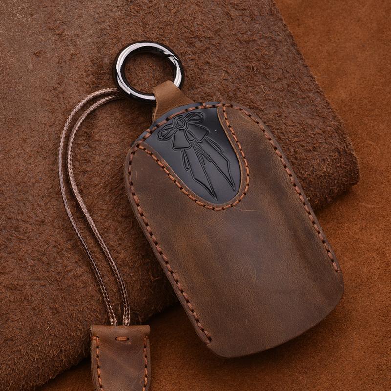 Echtes Leder Schlüsselbörse Tasche Business Männer Autoschlüssel Etui Halter Männlich Schlüsselanhänger Schlüssel Organizer Hausmeister