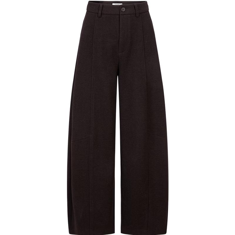 Women's High-Waisted Wide-Leg Commuter Trousers