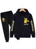Unisex Anime Pikachu Hoodie Set for Kids - New Style