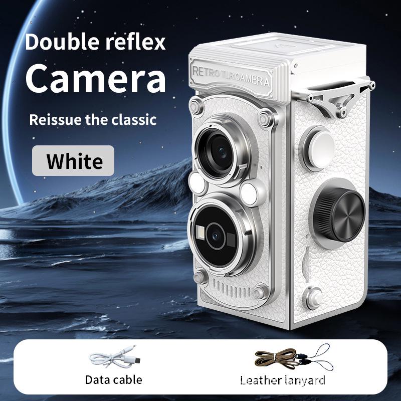 Retro Twin-Lens Mini Digital Camera HD - Portable Student Travel Pendant