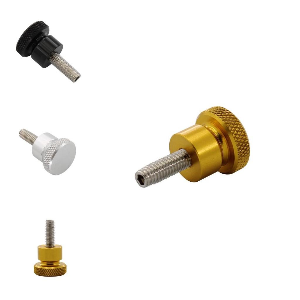 Premium Werkzeuglose Sitzkissen Schnellverschluss-Schrauben in Silber, Schwarz und Gold-Finish