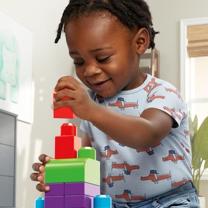Mega Bloks - Sac Medium Classique 60 Briques - Briques De Construction - 12 Mois Et + DCH55