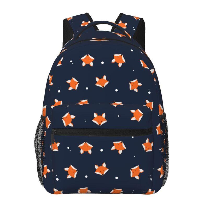 Cute Foxes Pattern Kawaii Backpack Unisex Travel Bag Lightweight Casual Daypack Students School Bookbags Laptop Backpack