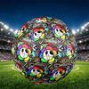 Dandy's World Print Size 5 Soccer Ball, PU Wear Resistant Football for Match Training and Daily Practice, Birthday Gift for Soccer Fans