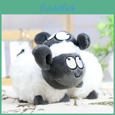 Charmant Petit Mouton Peluche Porte-Clés Confortable Poupée Agneau Moelleuse Pour Accessoires de Sac