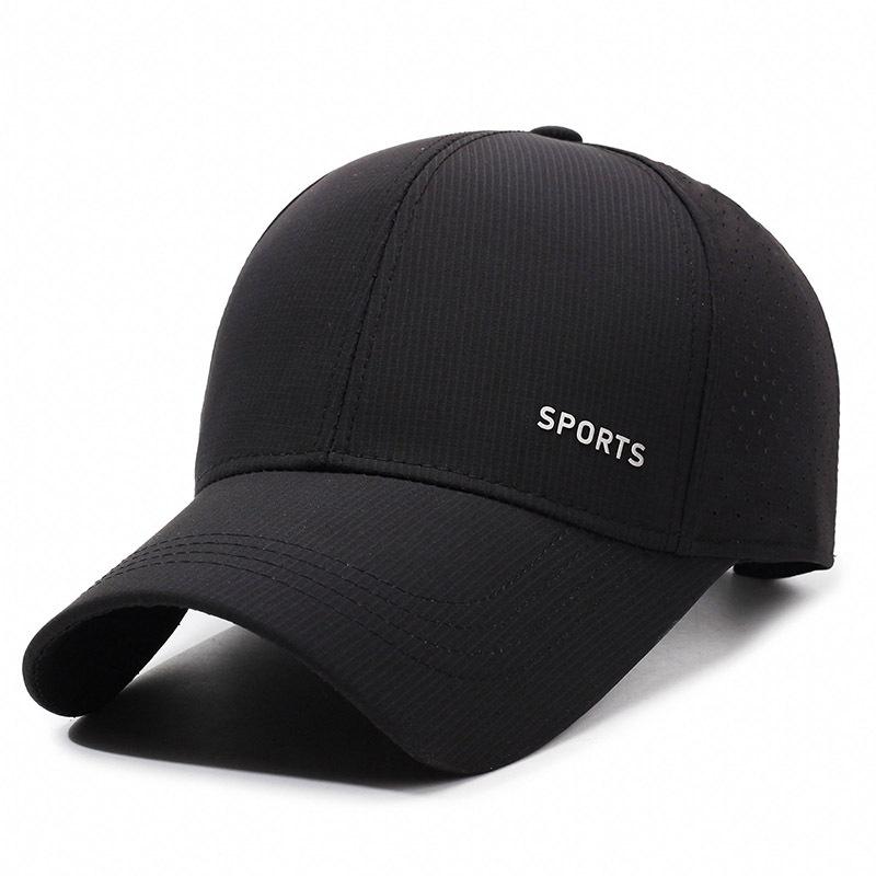 Spring Summer Men's Hat Outdoor Sun Hat Middle-Aged Baseball Cap Mesh Breathable Cap