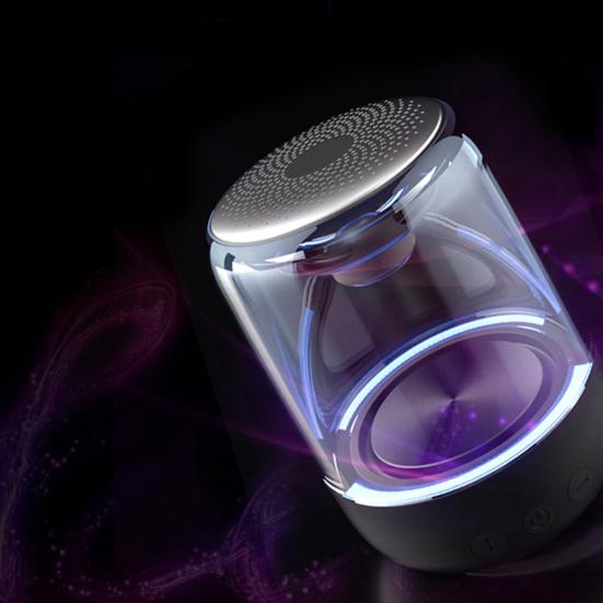 C7 Portable Wireless Stereo Bass Bluetooth-compatible Speaker Colorful LED Light Sound Box
