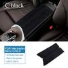 Car Armrest Box Cushion Fleece Pad Cover For Mercedes Benz A C E S Class GLE GLB GLA W205 W213 W167 W177 H247 X247 2015-