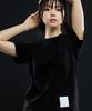 LMN3011 Basic Patch Short Sleeve T-Shirt - Black