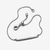Neues 925er Silber Funkelndes Herz zu Herz Ewige Rose Tennis Schiebearmband Mode DIY Charme Schmuck Exquisites Geschenk