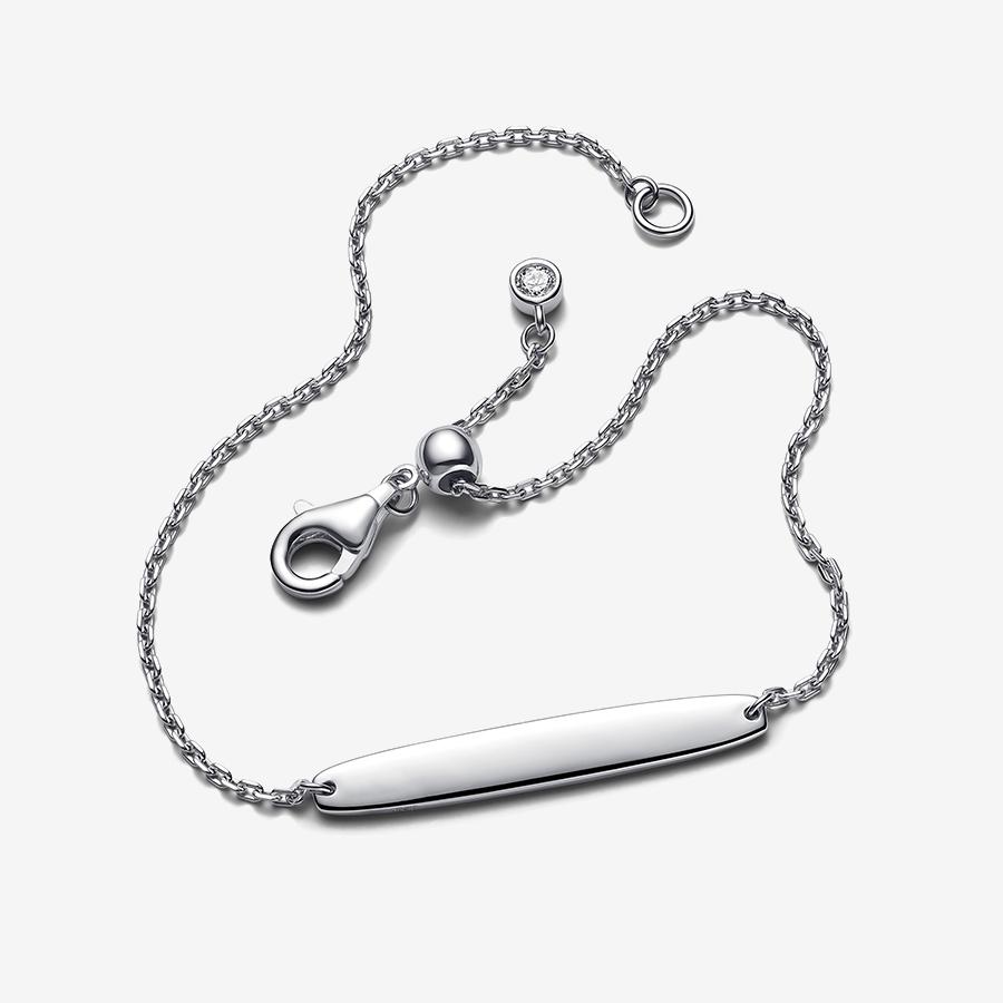 Neues 925er Silber Funkelndes Herz zu Herz Ewige Rose Tennis Schiebearmband Mode DIY Charme Schmuck Exquisites Geschenk