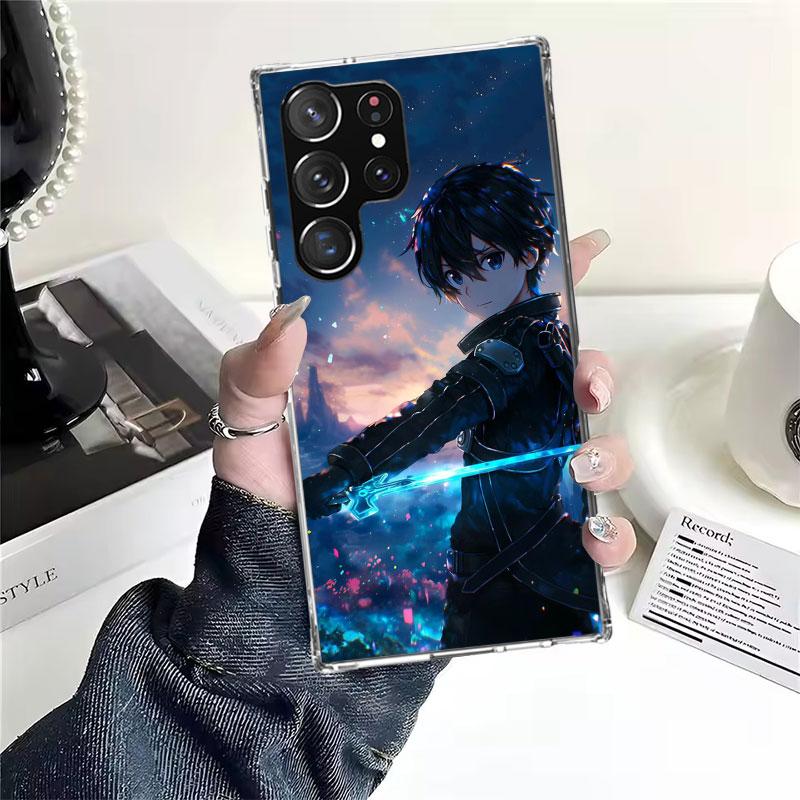 Sword Art Online Kirito Soft Phone Case For Samsung Galaxy S22 S23 S24 S25 Edge S26 Ultra S20 FE S21 Plus + Fundas Coque Galaxy
