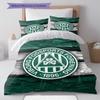 Viborg FF Logo Bedding Quilt Set Quilt Cover Pillowcase Home Decoration Birthday Gift (1 * Duvet Cover + 2 * Pillowcase, Without Core)