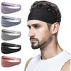 Sports Headband Sweat Absorbent Quick Drying Sweatband Men's Hair Band Women's Turban Unisex Running/Dancing/Yoga/Biking