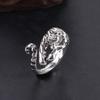 Personality Fierce Tiger Ring Adjustable Opening Ring Trendy Animal Style Ring  Party Gifts