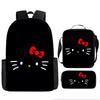 3D Animation Three-Piece Yugui Dog Cartoon Primary And Secondary School Students Schoolbag Children'S Backpack