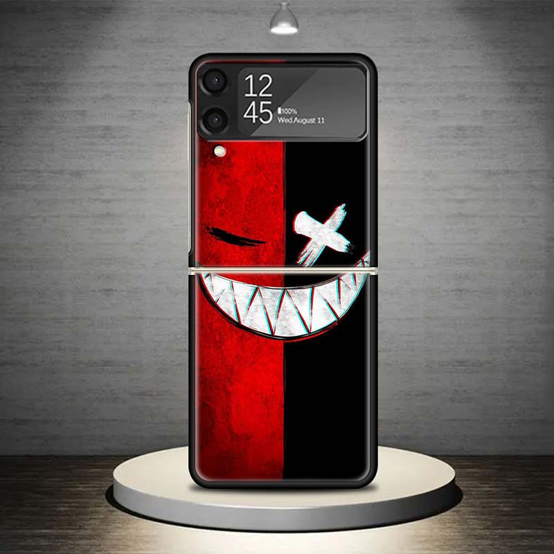 Devil Bad Boy Anime Phone Case For Samsung Galaxy Z Flip 7 6 5 4 3 5G Shockproof Cover Z Flip7 Flip6 ZFlip5 Flip3 Flip4 Luxury S
