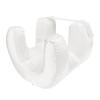 Slow Rebound Pillow Soft and Comfortable Neck Face Support Pillow for Home Travel Sleeping White