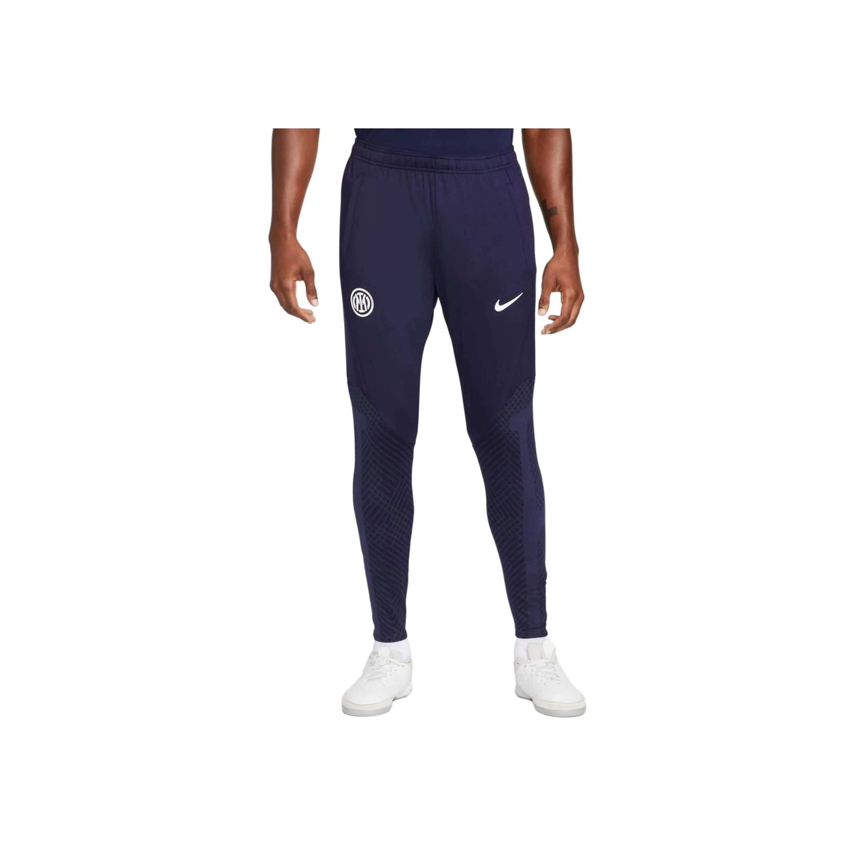 Nike Dri-Fit Strike Inter Milan Swoosh Series 22/23 Comfortable Skin-Friendly Logo Football Pants Men pants Black Blue White DM2527-498 2XL