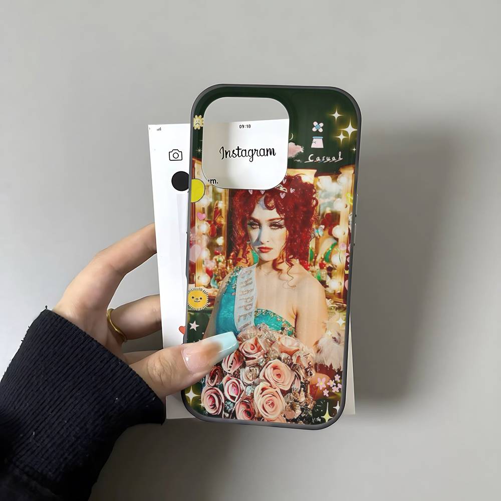Singer C-Chappell R-Roan Phone Case For IPhone 17 16 15 11 12 13 14 Pro Max Soft Corrugated Silicone Cover Case