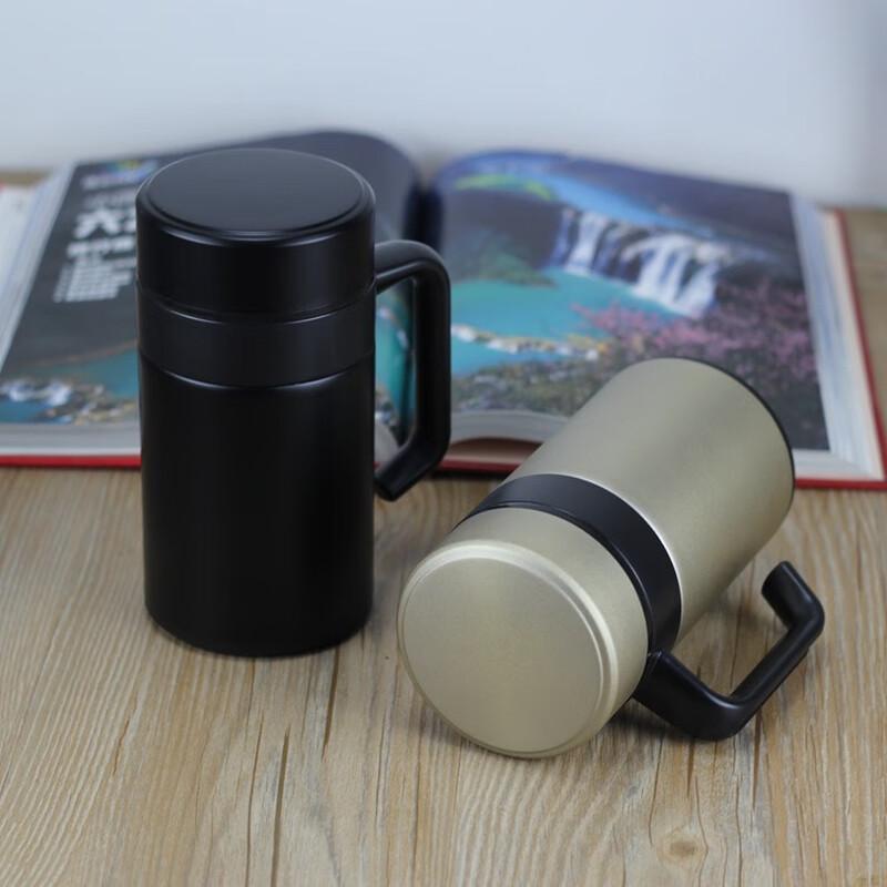 Shangqi Business Men's Insulated Tea Mug with Handle and Filter