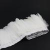1M 2M Natural Goose Feather Fringe Premium Swan Plumes Ribbon Carnival Costume Dress Decoration Crafts Goose Trim