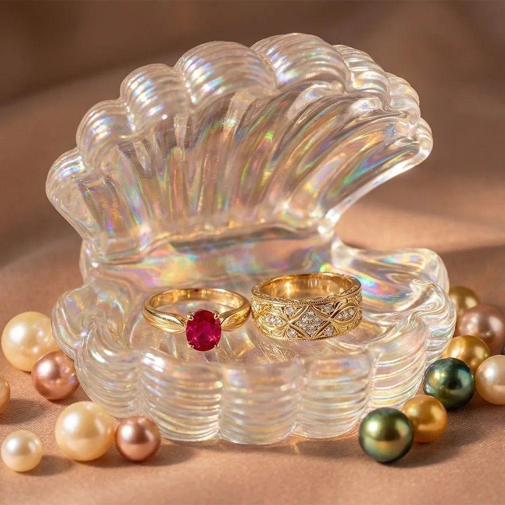 Heat-Resistant Seashell Shape Gypsum Mold Scallop Candlestick Plaster Molds  Candle Making