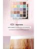 NOVO 25-Color Macaron Eyeshadow Palette: Versatile Earth Tones, Pearlescent Matte, Blush & Contour All-in-One