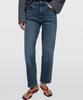Masimodutti Mid-Waisted Straight Fit Jeans