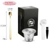 Capsula di Caffè Per Nespresso Inissia Krups YY1531FD Filtro Caffè in Acciaio Inossidabile Macchina per Schiuma di Caffè Riutilizzabile