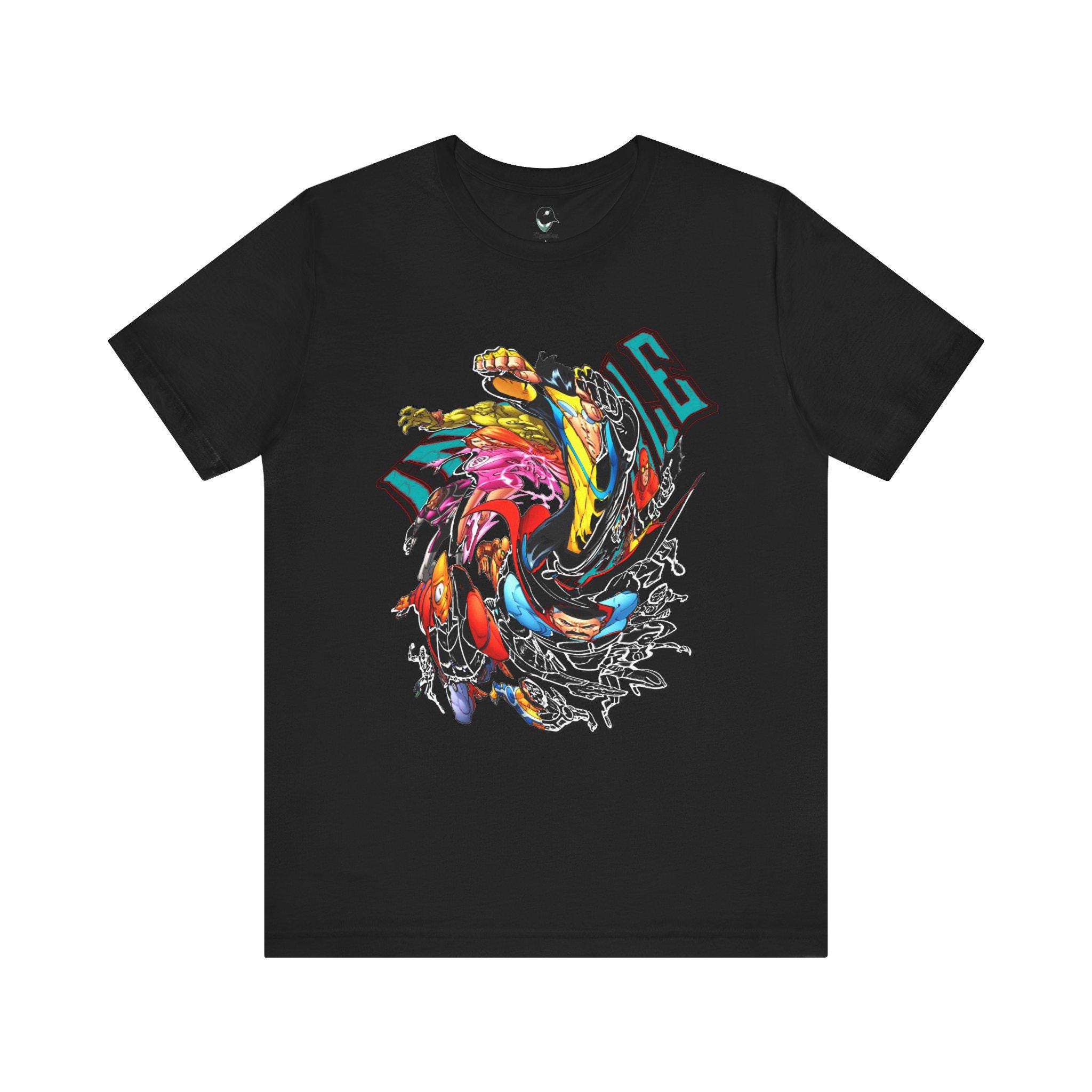 

Invincible Warped Mark Grayson Multiverse Graphic Tshirt 2026 Summer Unisex Women Fashion Casual Cotton Oversized Tshirt Y2K S