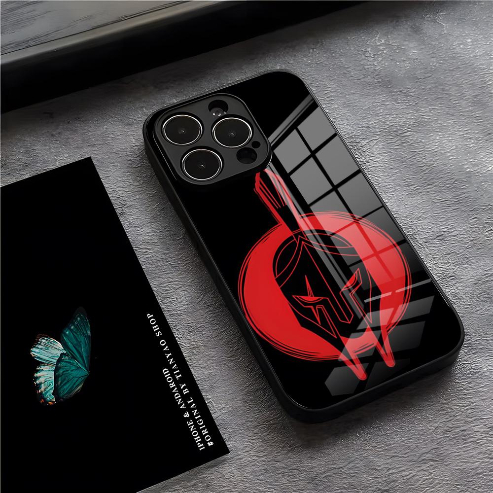 G-Gladiator Sparta Phone Case For IPhone 17 Pro Max 15 Pro 16 14 Plus 12 13 Mini 11 Pro Shockproof Glass Cover