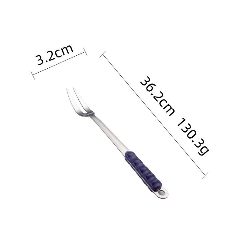 HANYANG Stainless Steel Kitchenware Set Colourful Handle Thickened Stir-Fry Spatula Insulated Cooking Spatula Spatula Spatula Fishing Noodle Spoon