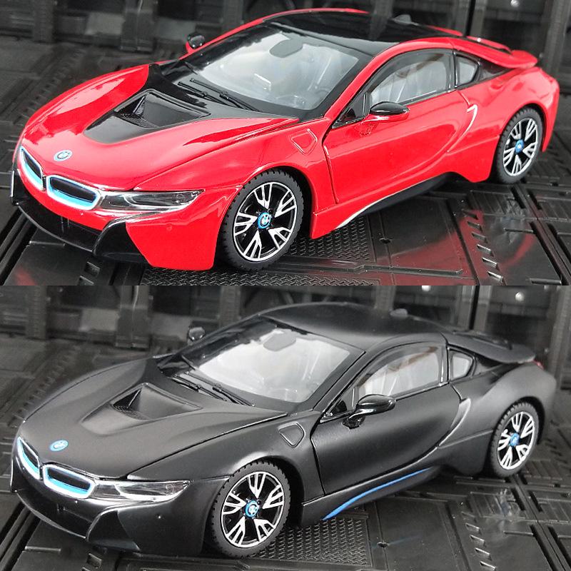 Xinghui 1:24 Alloy Simulation I8 New Energy Sports Car Model Toy