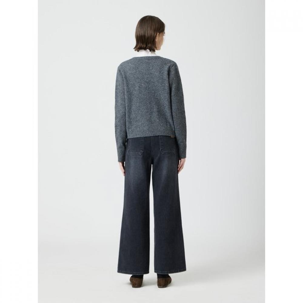 Cc Collect. Women Argyle Round Neck Cardigan C254ksl037