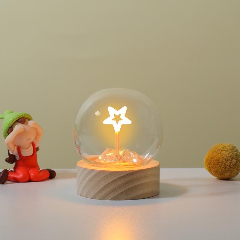 Creative Children's USB Light Bulb Night Light - Fun Bedroom Desk Ornament & Birthday Gift