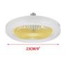 E27 Moderní LED stropní svítidlo Žárovka vestavěného ventilátoru Bezdrátové připojení E27 Stropní ventilátor s osvětlením obývacího pokoje