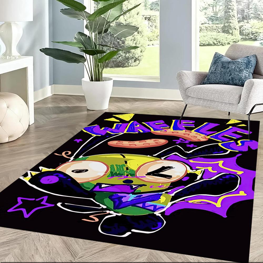 Invader Zim Square rugs are a great choice for living rooms, bedrooms, home décor, and as gifts.