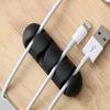 Data Cable Fixing Organizer Self-Adhesive Cable Clip 4holes 5holes 7 Holes Select Charging Cable Computer Power Cable Fixing Cli