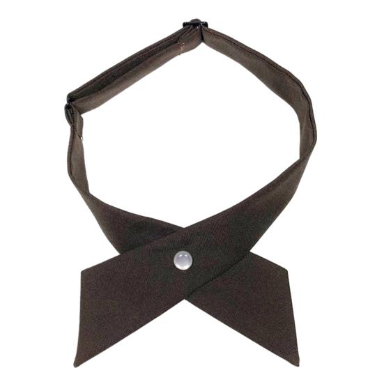 Bow Tie Adjustable Length Soft Touch Pure Color Neck Tie Formal Occasions Business Weddings Parties Outfit Accessory