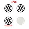 2026 New 4Pc 56mm 60mm 65mm Car Logo Wheel Center Hub Caps Badge Sticker Emblem Decals For VW GTI Golf 6 Polo R-Line CC Passat Tiguan B7PC7