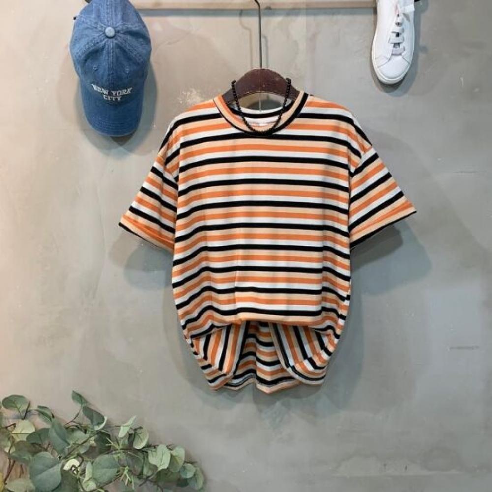 C S In The Room overSized STripe ShorT Sleeve T ShirT 2Color C