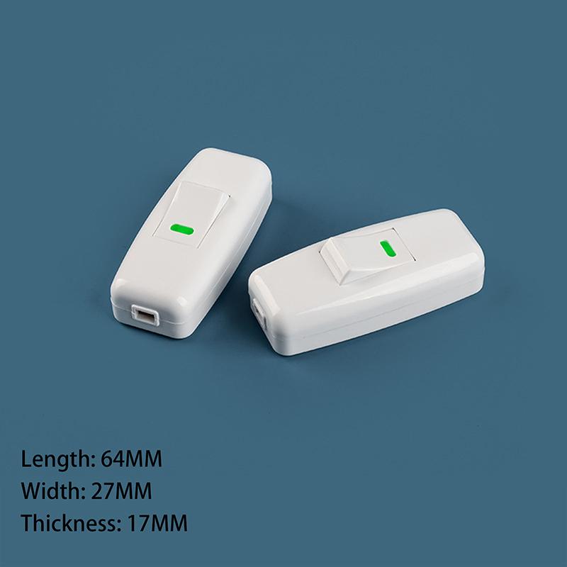 Comutator cu buton 1 grup 2 căi montat la suprafață Instalare cu suspensie pe fir Control On/Off noptieră Panou lampă Comutator lumină de perete