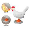Cartoon Simulation Chicken LED Lamp Luminous Resin Chicken Lamp Hen Laying Egg Statue  Home Decor