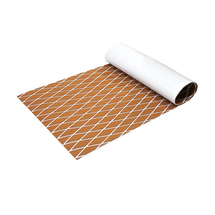 

EVA Diamond Non-slip Marine Teak Floor Mat for Kayak Decks and Outdoor Use