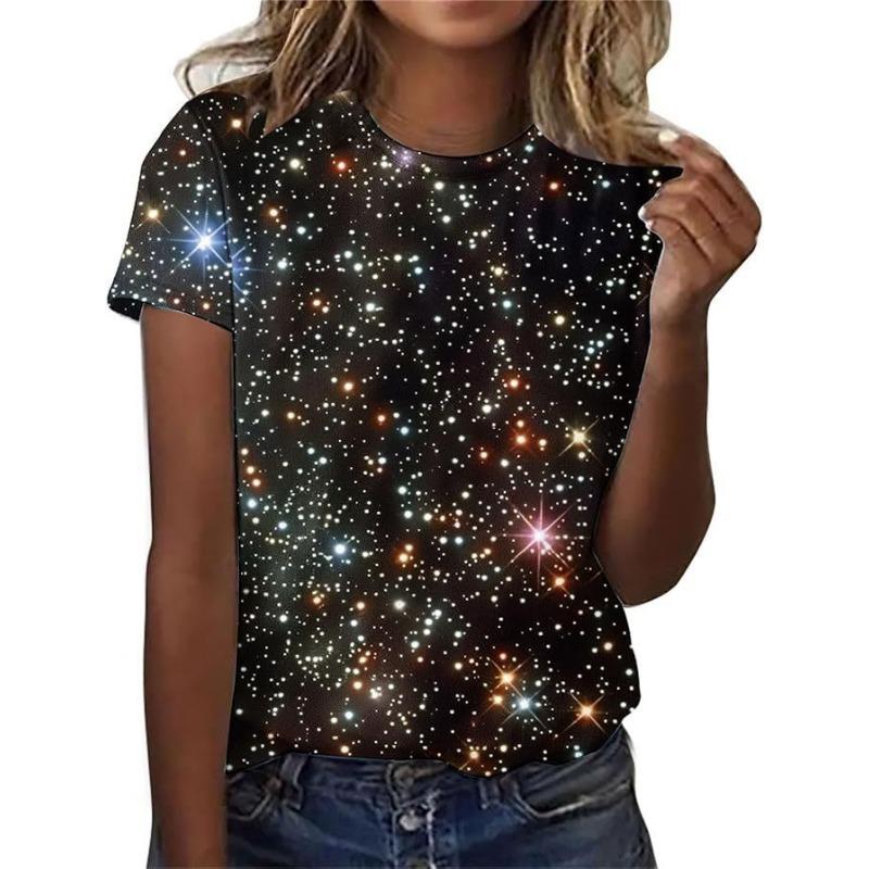 

Модная трендовая высококачественная цветная футболка с коротким рукавом и круглым вырезом 6XL