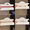 Light Luxury Female Geometric Oval Bracelet With Gold Plated Zirconia Design